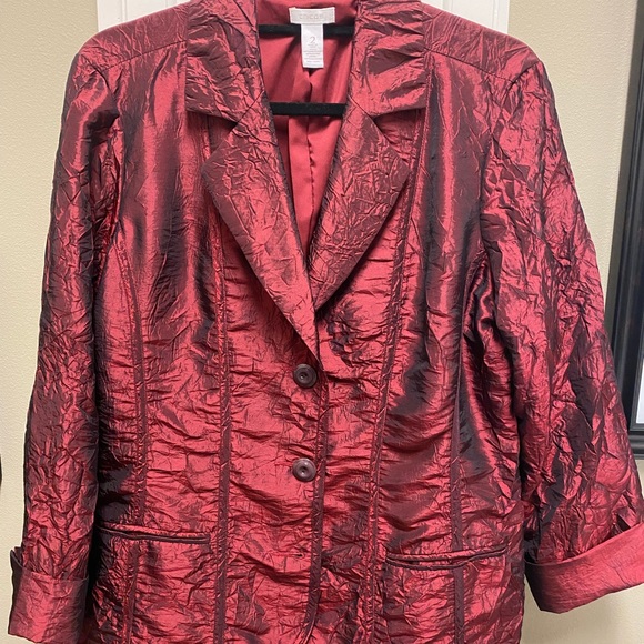 Chicos dark red jacket - Picture 1 of 6